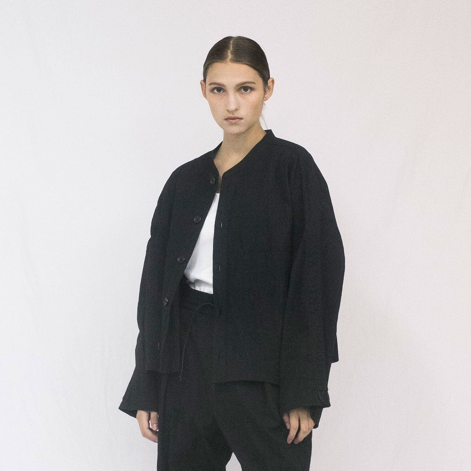 Sasquatchfabrix .“SHIMENAWA” SLIPON 22SS-SHO-001 / BLACK | IAAAM