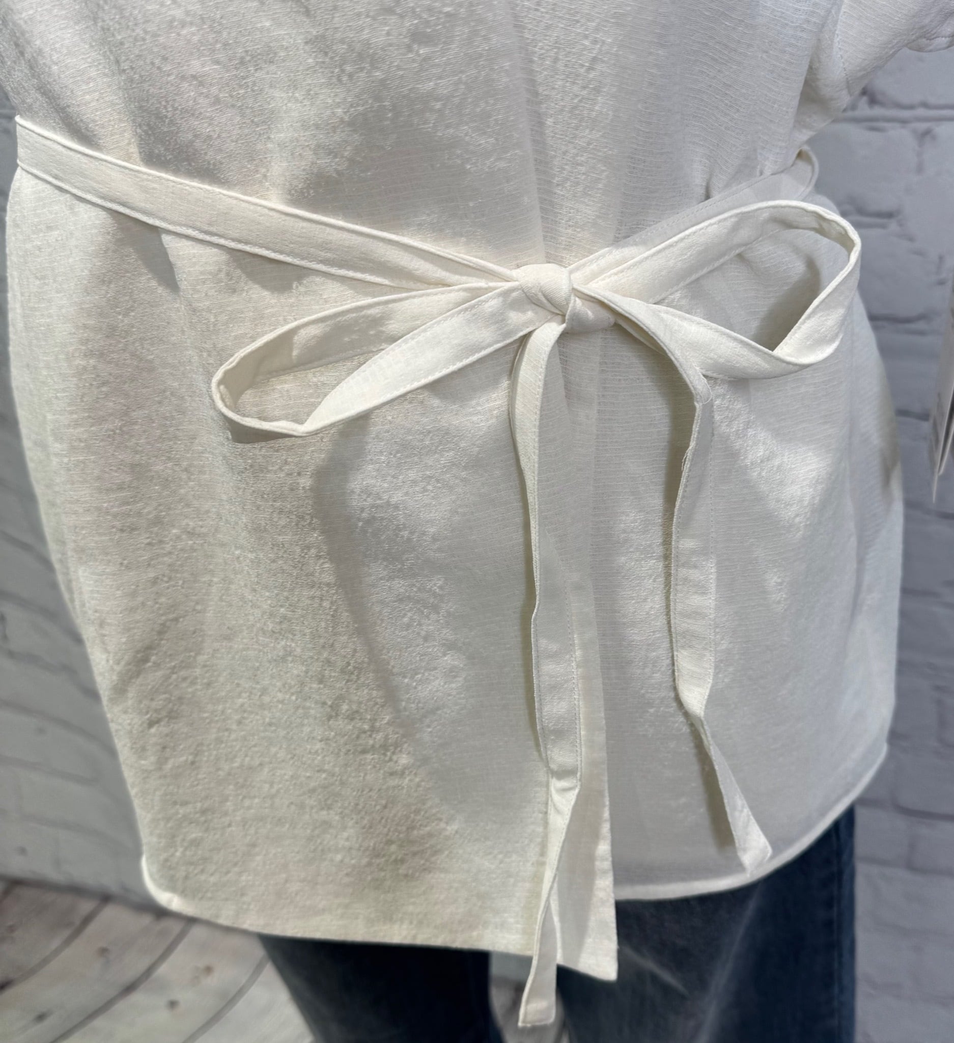 SALE！Dignite collier ディニテコリエ ノーカラーガーゼジャケット