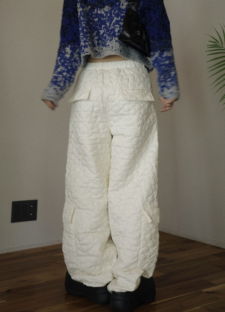 スターキルティングパンツ/ホワイト | osrsofficial