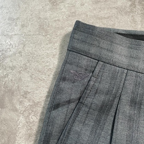 90s 2000s Giorgio Armani gray slacks 詳細写真8