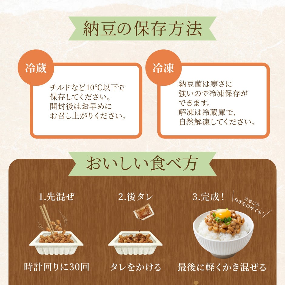 希少な大粒大豆使用】開田高原納豆（45g×3）×12個 | 村田商店｜納豆