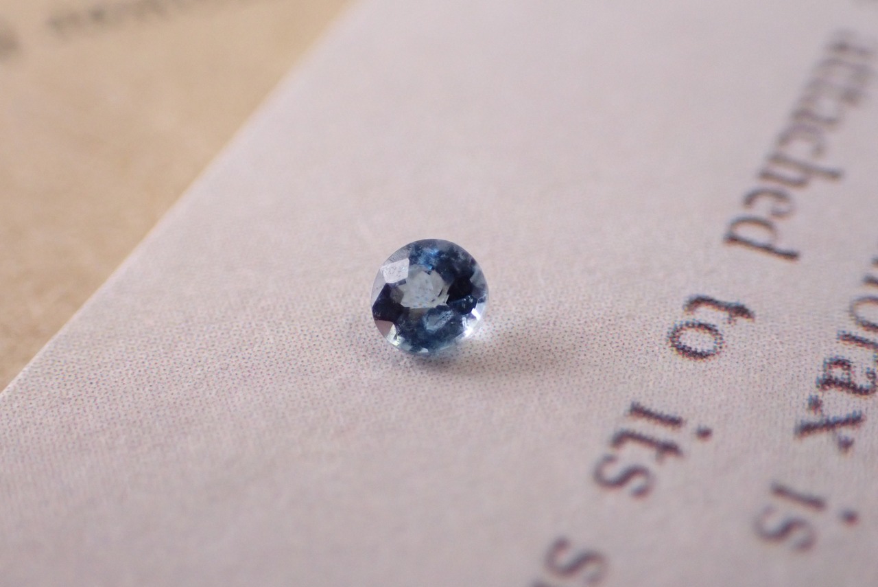 サンタマリアアクアマリン　0.03ct　[C12-1099]