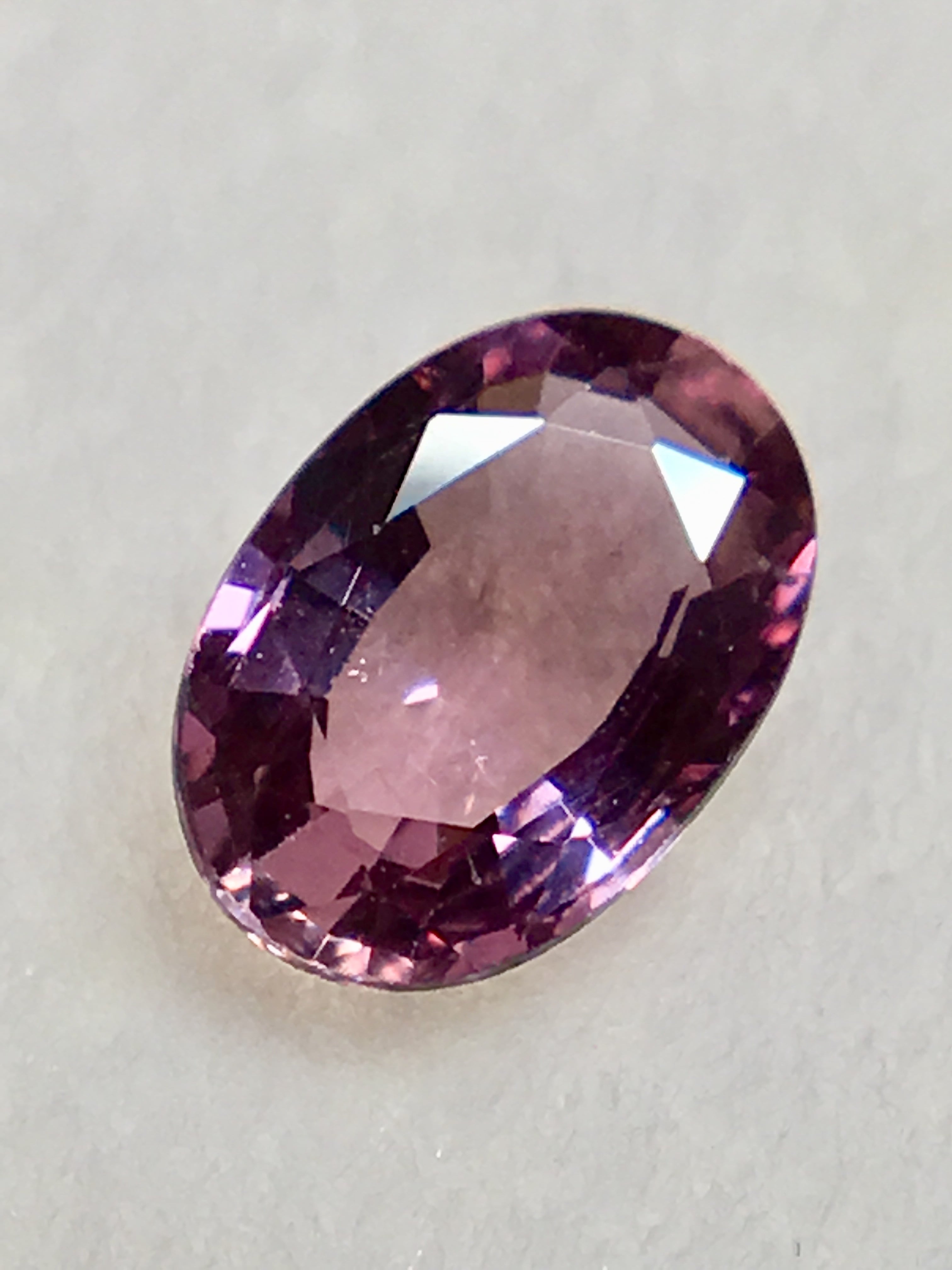 ⭐ 天然 紫ピンク サファイア ルース 2.19ct