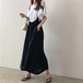 【フレアパンツサロペット】オールインワン リラックス ワイドパンツ ガーリー