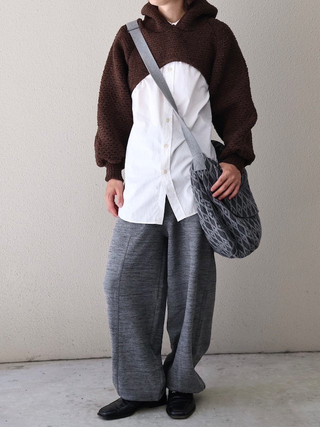 【ISA BOULDER】HOODED GRADATION SLEEVE/soil