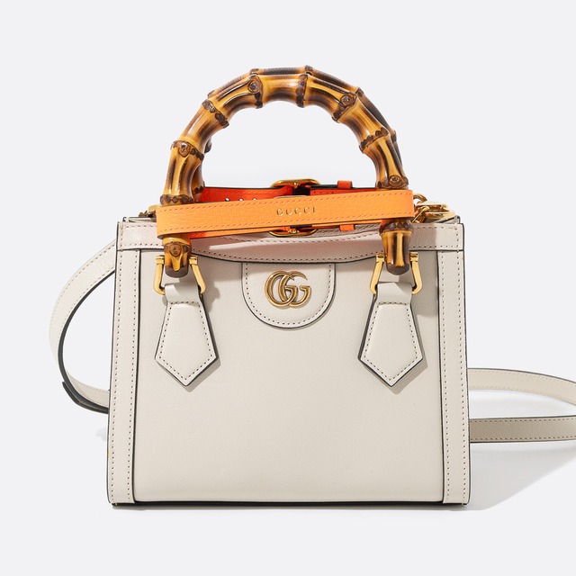GUCCI ダイアナ ミニ ショルダーバッグ ホワイト