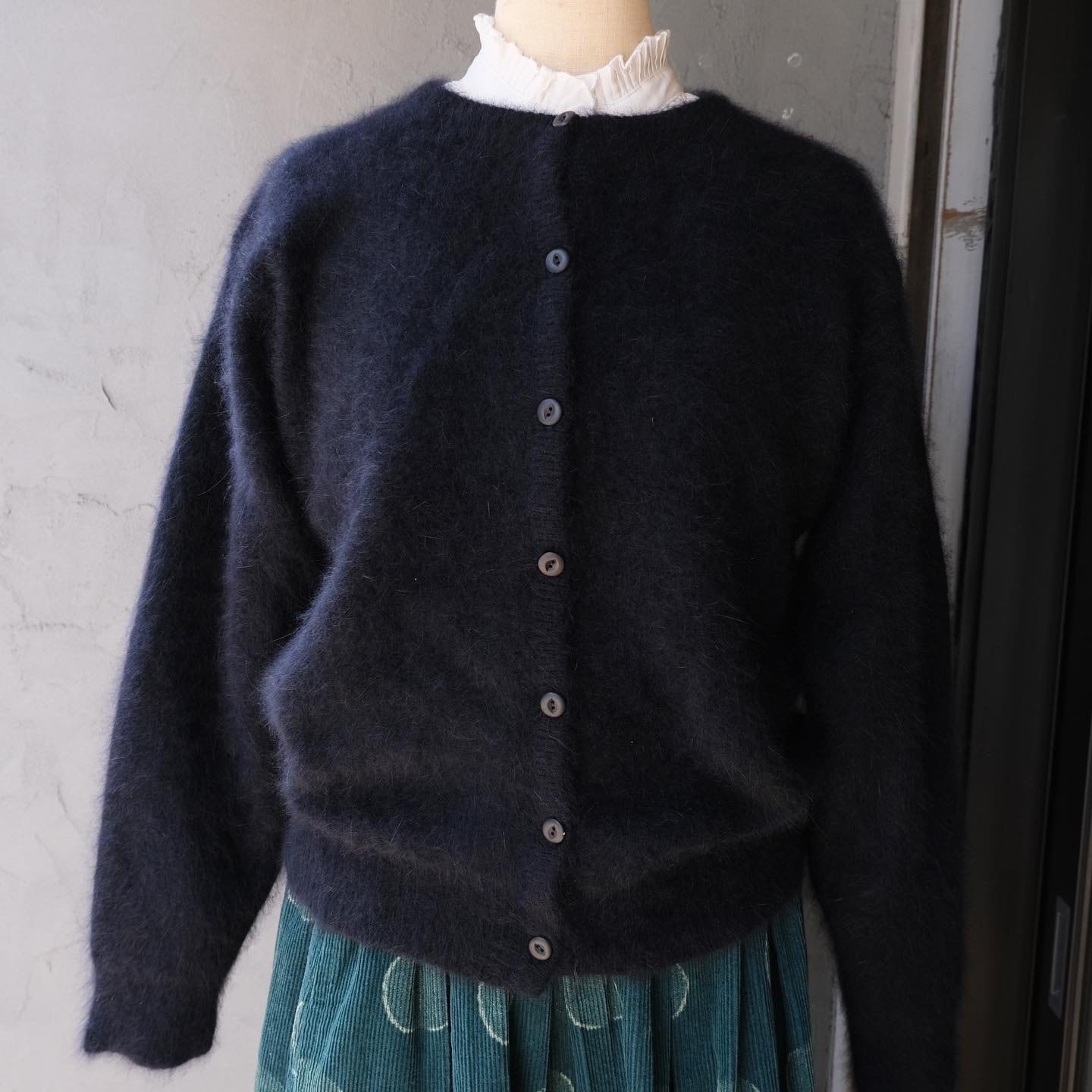 新品 ダイアグラム アンゴラカーディガン ふわふわ ライトブルー 新品 ダイアグラム アンゴラカーディガン ふわふわ ライトブ