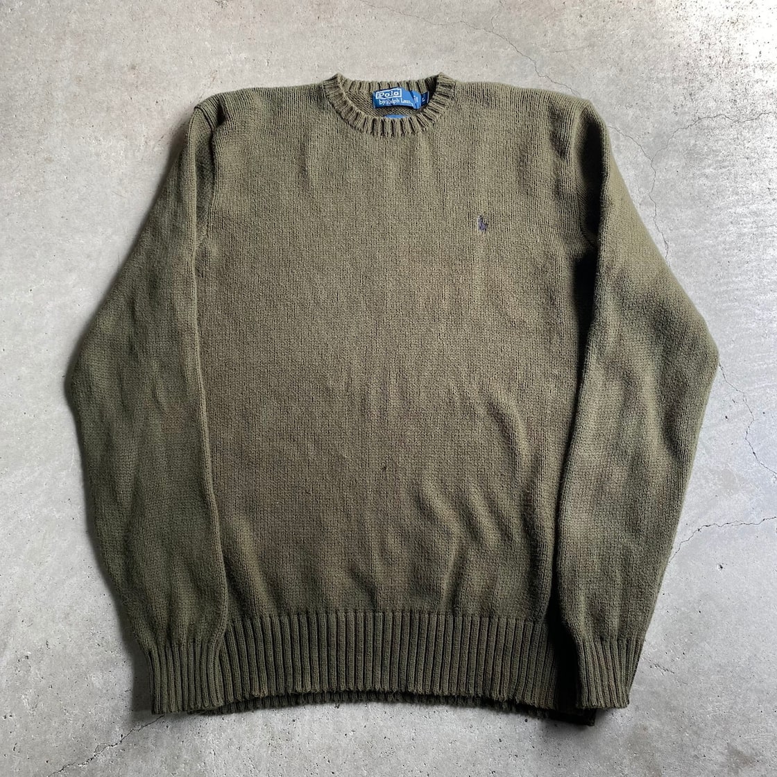 Polo Ralph Lauren ポロ ラルフローレン クルーネック コットンニット 