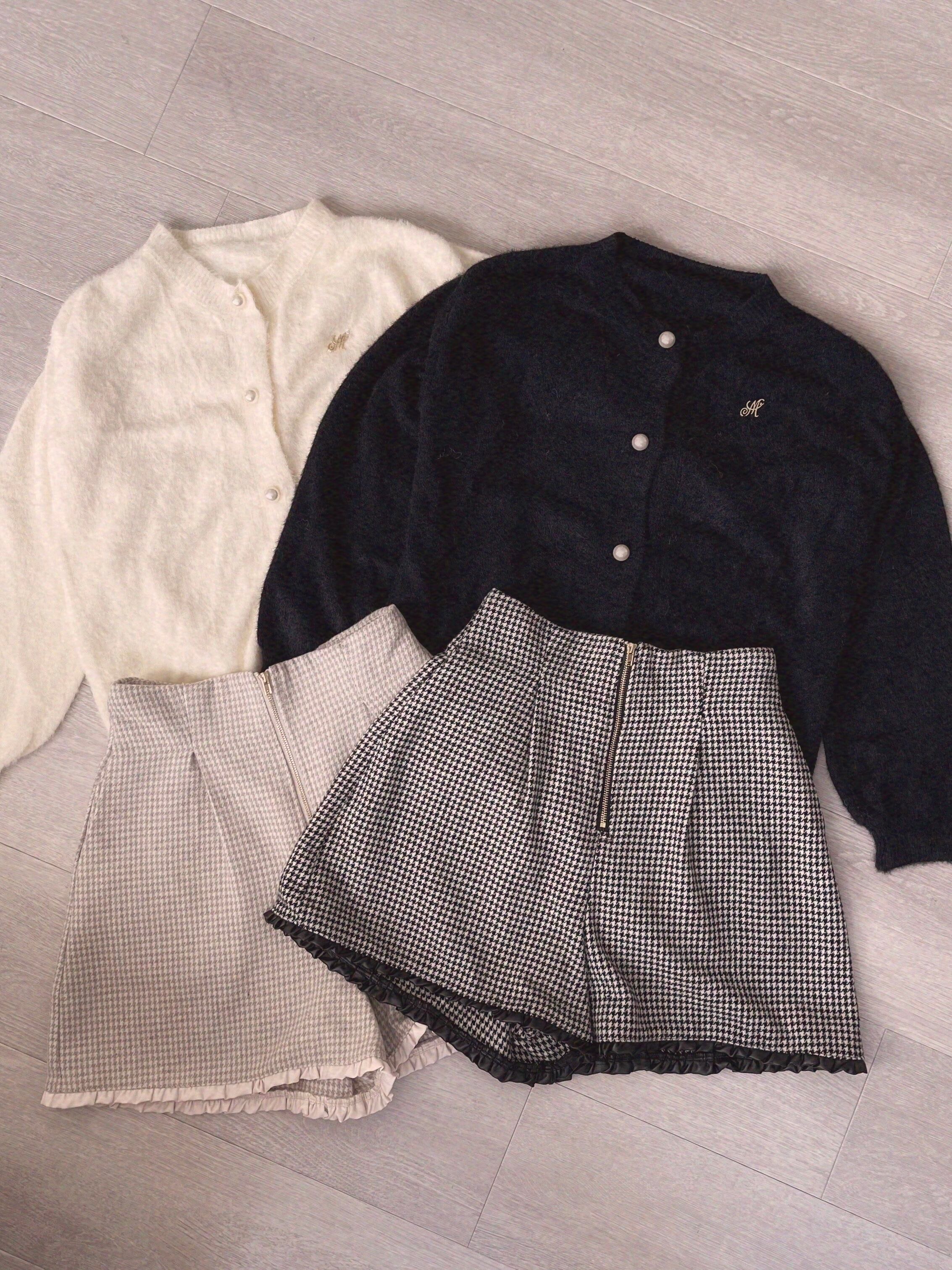 【LAST2】M pearl cardigan-IVORY