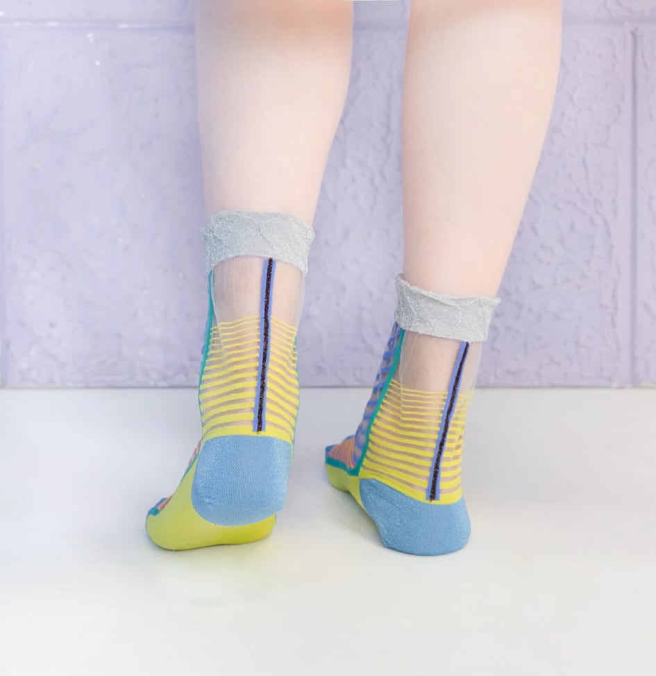 COQ KANAKOKAJIHARA /【23−25cm】shimauma sheer socks