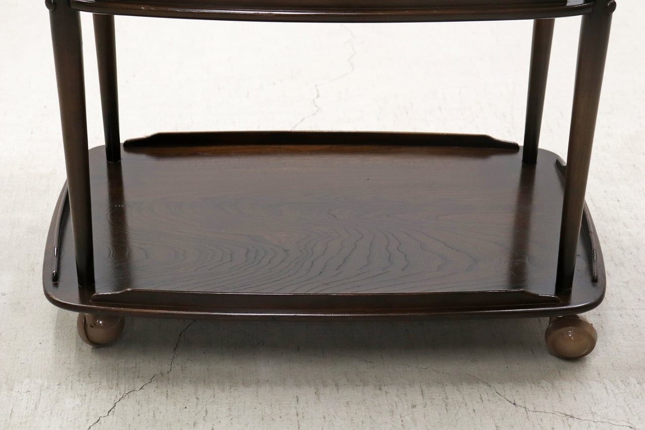 沼津店】英国 イギリス ERCOL アーコール エルム材 トローリー