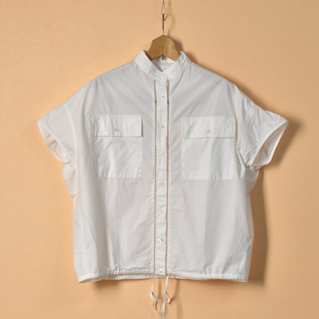 IKITSUKE イキツケ 梯子レースブラウス・ホワイト【送料無料】