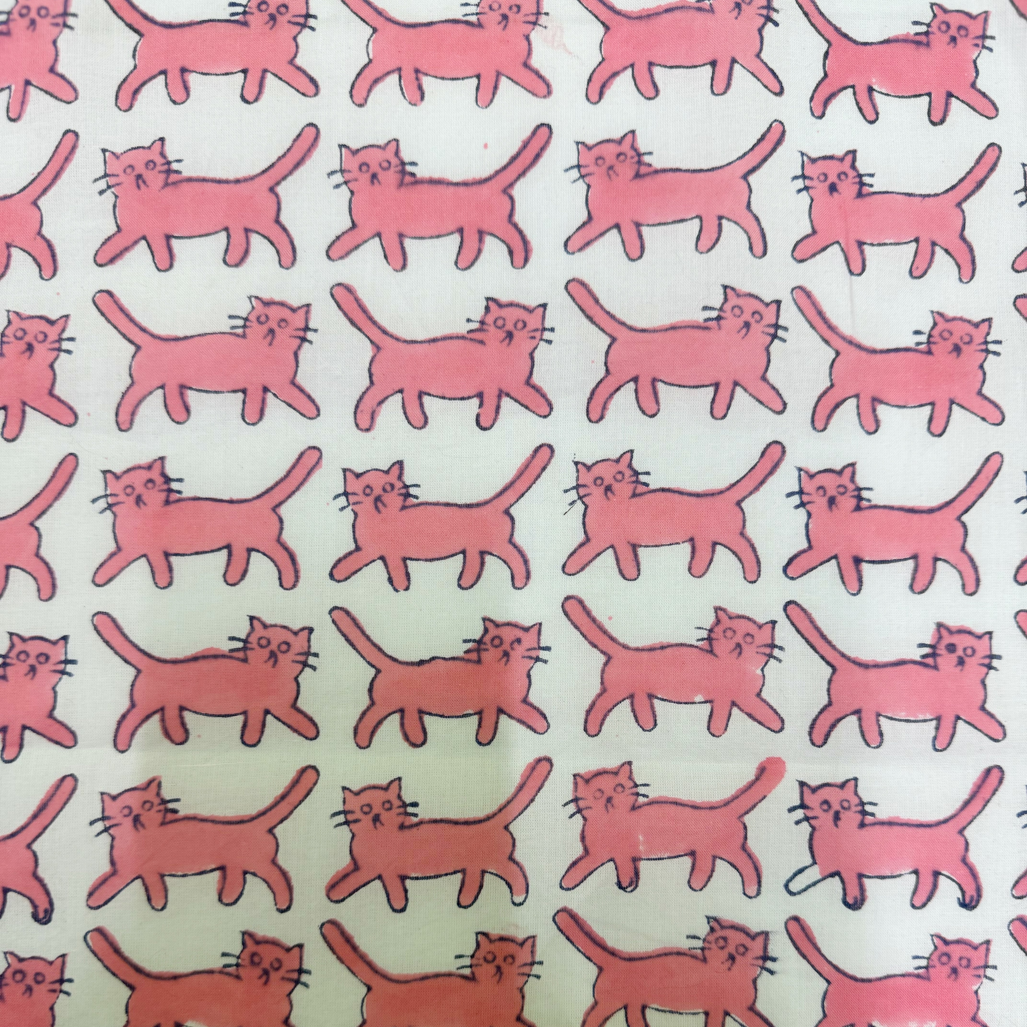 #160  【お客】 猫  ねこ  ブロックプリント  防水ポーチ 160 【お客様専用】 猫 ねこ ブロックプリント 防水ポーチ バッグ #160