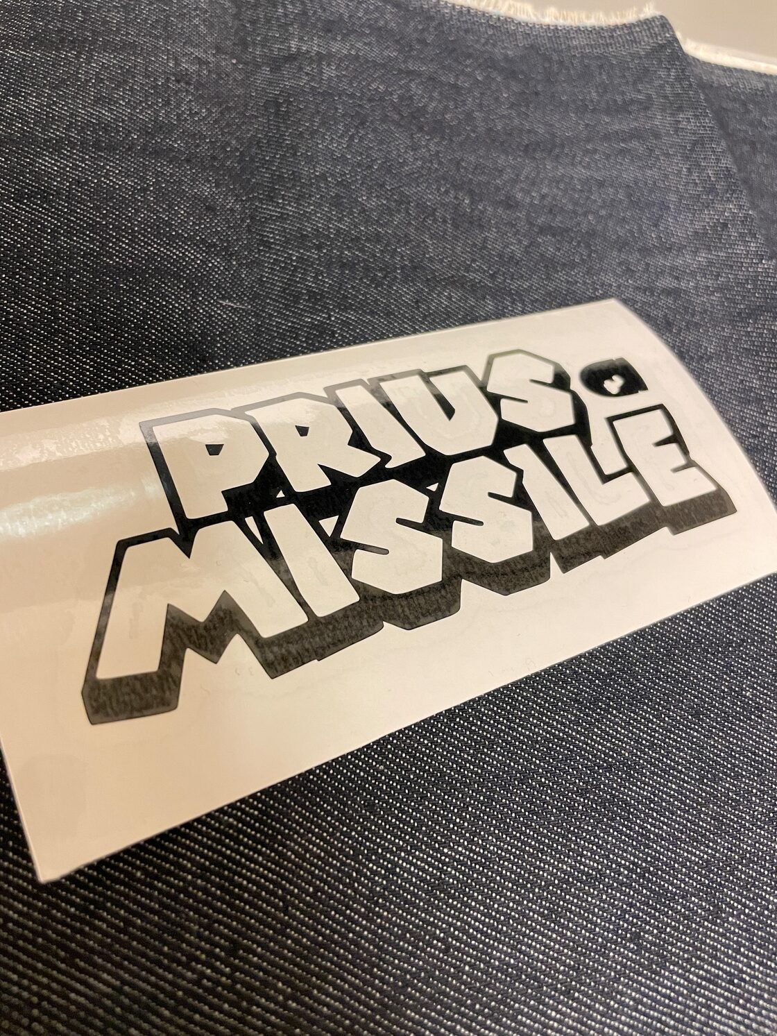 カッティングステッカー「PRIUS MISSILE」ホワイト | PAY ID