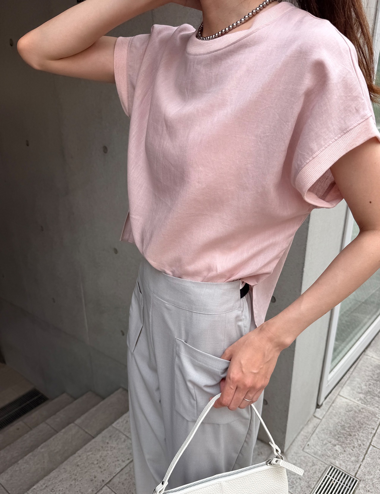 【新作５％OFF・3日間】Pure-Linen Tops_5colors