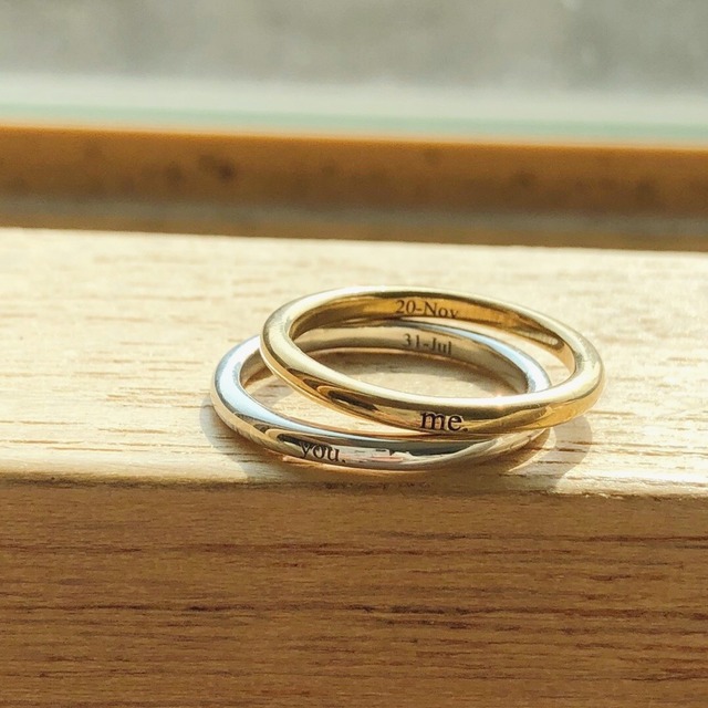 【受注生産】silver925  “I AM”  hula ring