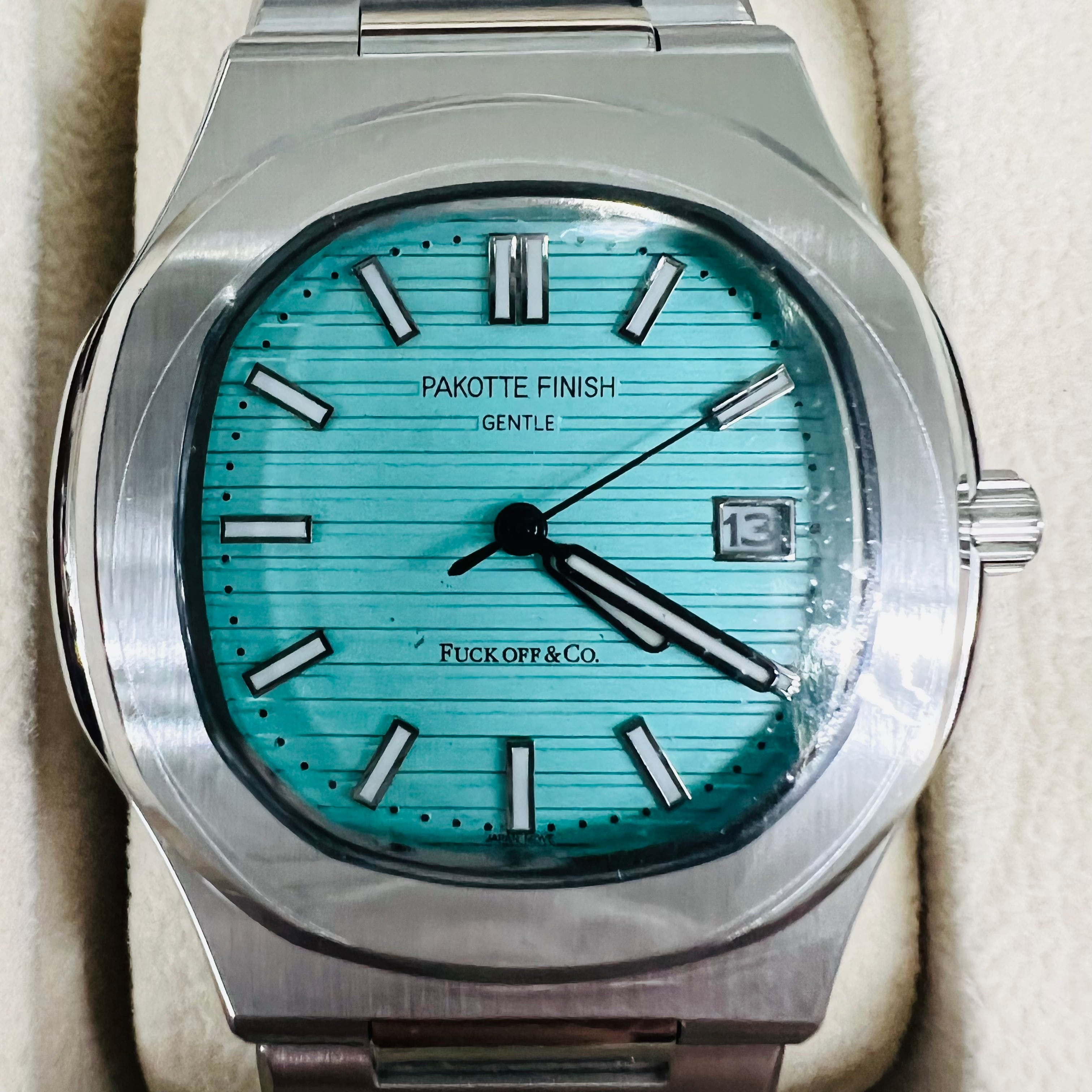 KW】PAKOTTE FINISH パコッテフィニッシュ腕時計 ターコイズ