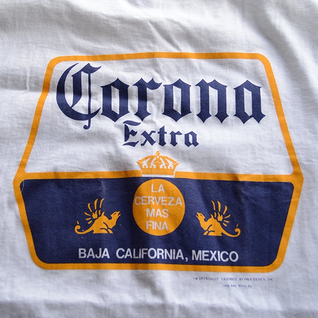 90s CORONA コロナビールTシャツ MILLER USA製 白 L デッドストック | NY OLDIES powered by BASE