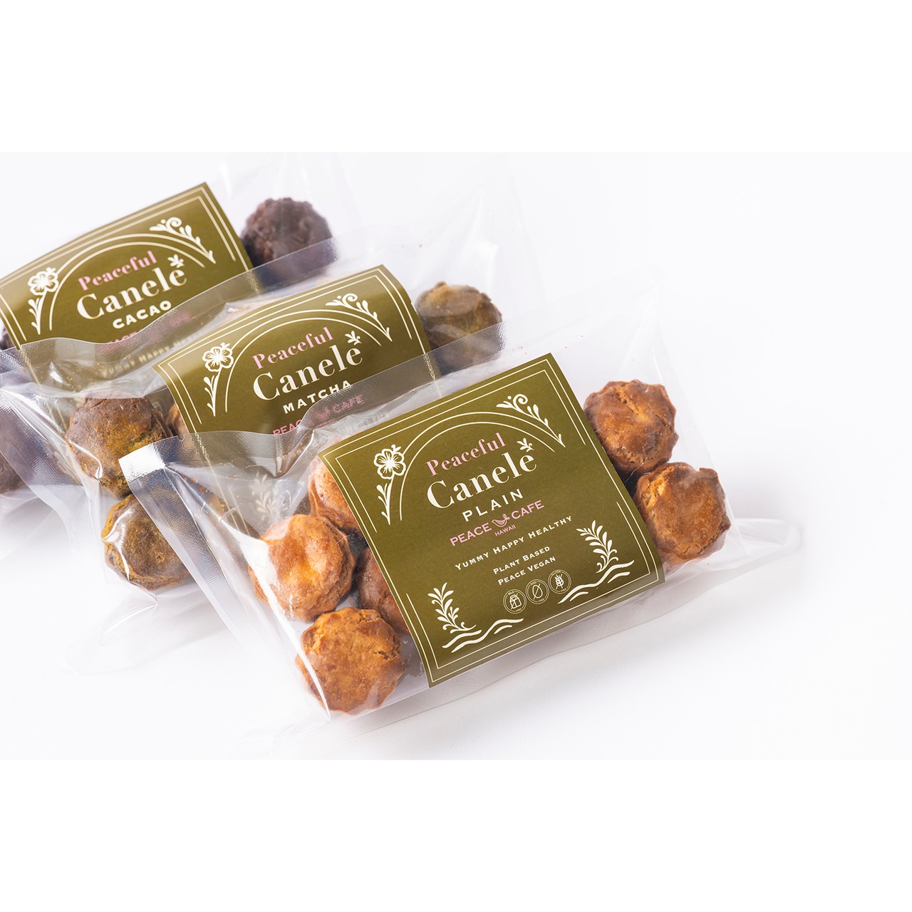 【ギフトセット】PEACE CAFE HAWAII ピースカフェハワイ  Peaceful Canele（ピースフル カヌレ）10個セット 乳製品不使用 グルテンフリー プラントベース＆ヴィーガン
