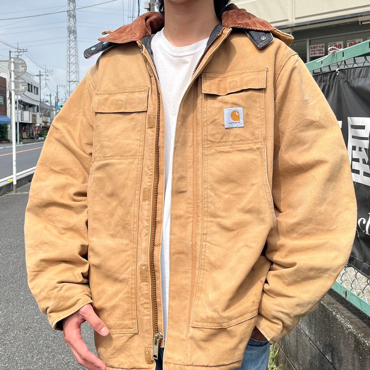 90sUSA製 Carhartt トラディショナルジャケット ダックジャケット