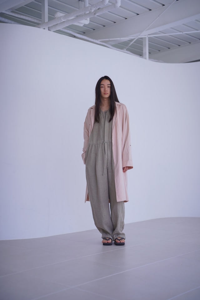 予約販売 Opencollar Work Shirt Long / PEANUT PINK