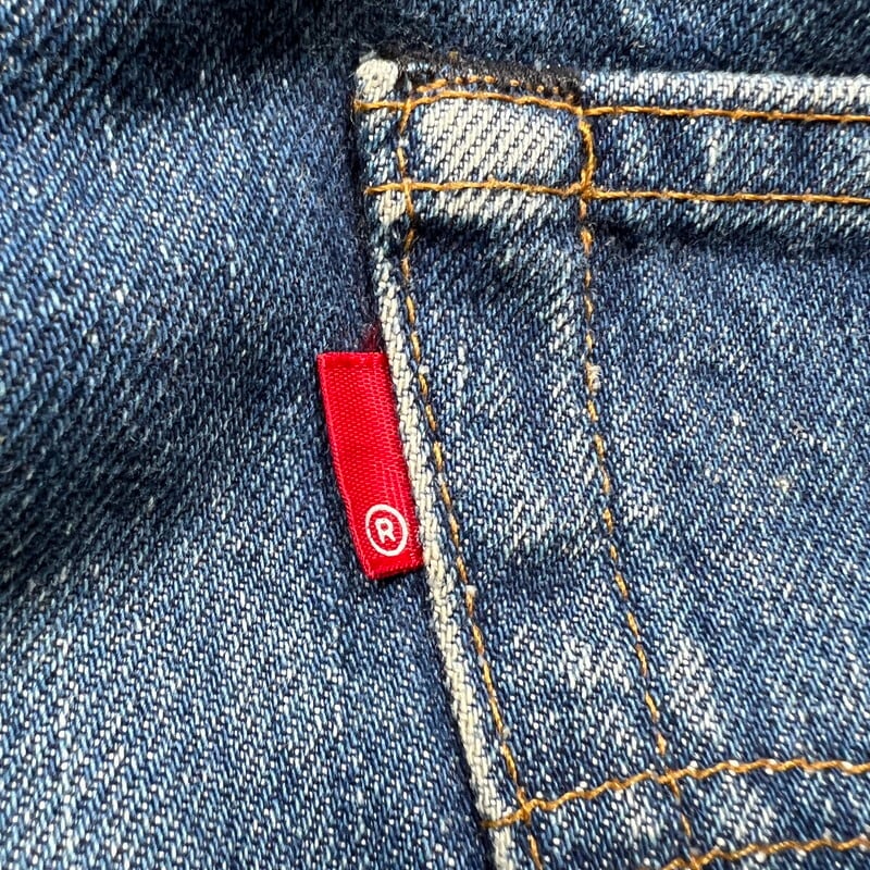 80's Levi's リーバイス 501 デニム 赤耳 RED LINE 刻印524 内股