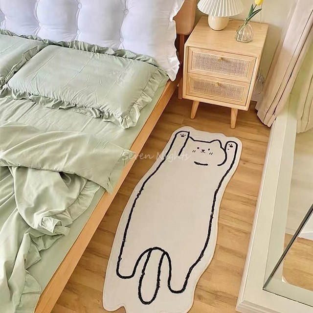 【CARPET】cat dog形カーペット