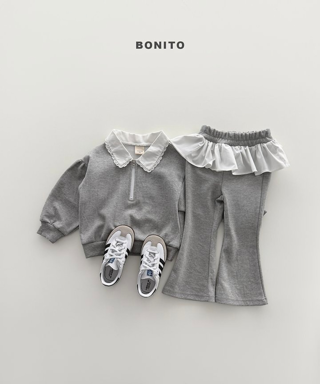 【取寄/韓国直送】BONITO 26/AT ショーリングカラージップアップセット|夏服|韓国子供服