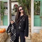 Cropped Black Wool Jacket