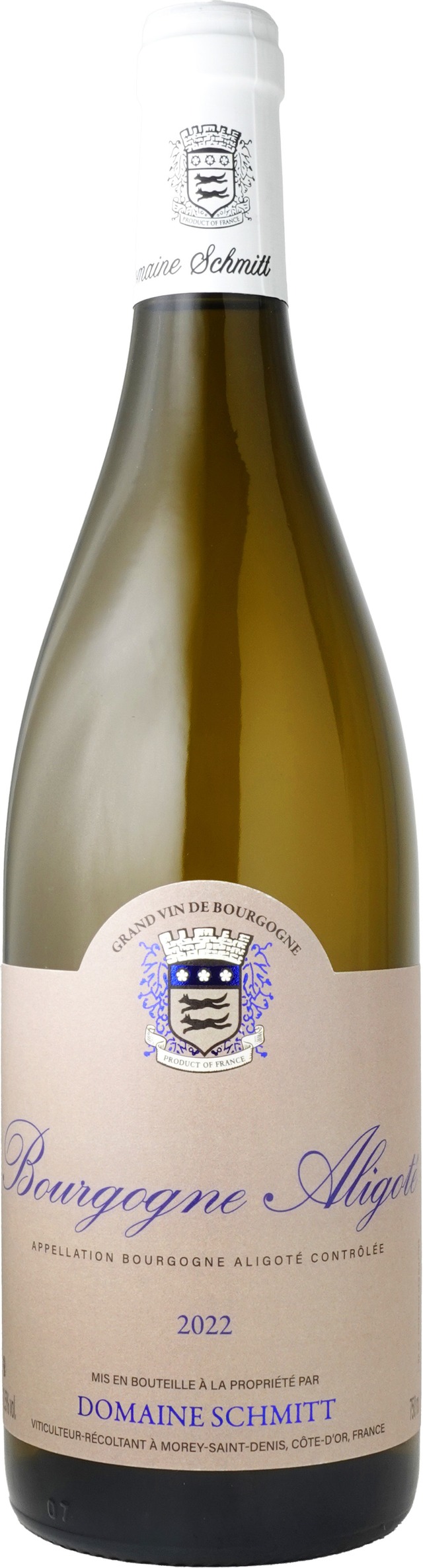 ブルゴーニュ・アリゴテ　22　 ドメーヌ・シュミット　Bourgogne Aligote　22　Domaine Schmitt