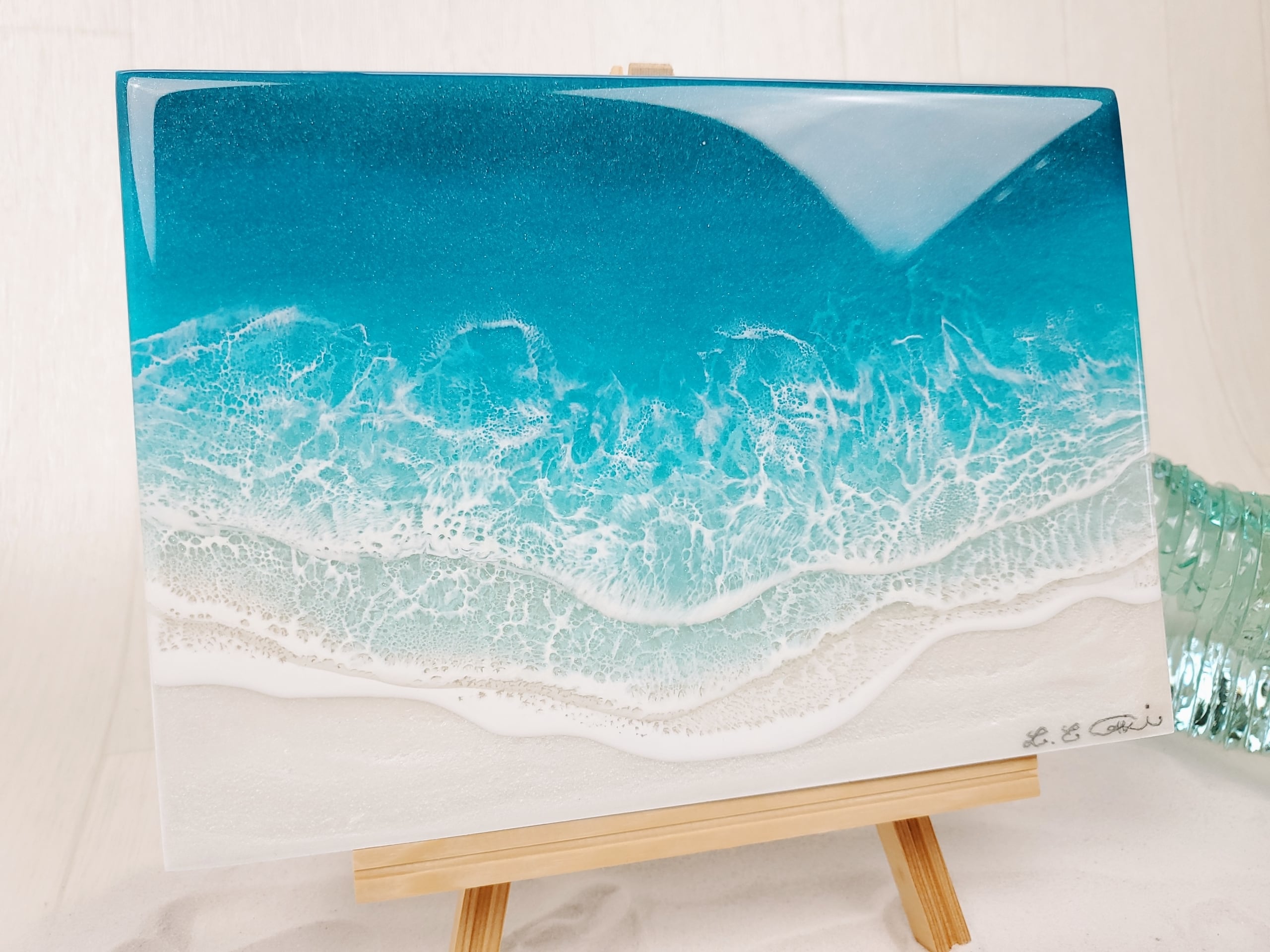 100.オーシャンレジンアート 3wave