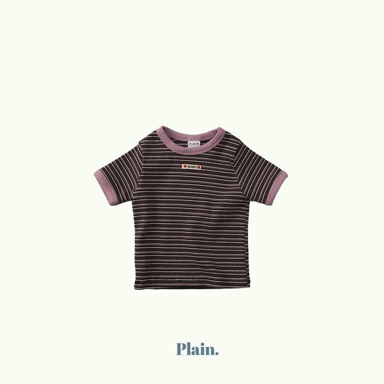 【取寄/韓国直送】Plain. 26/SM ストライプリンガーTシャツ｜夏服｜韓国子供服
