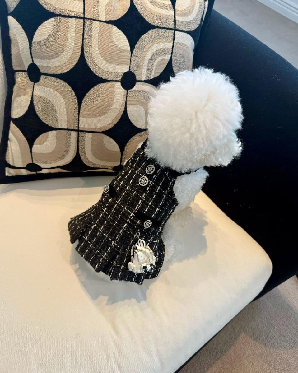 予約【songpyeon】Tweed Ops (Black)