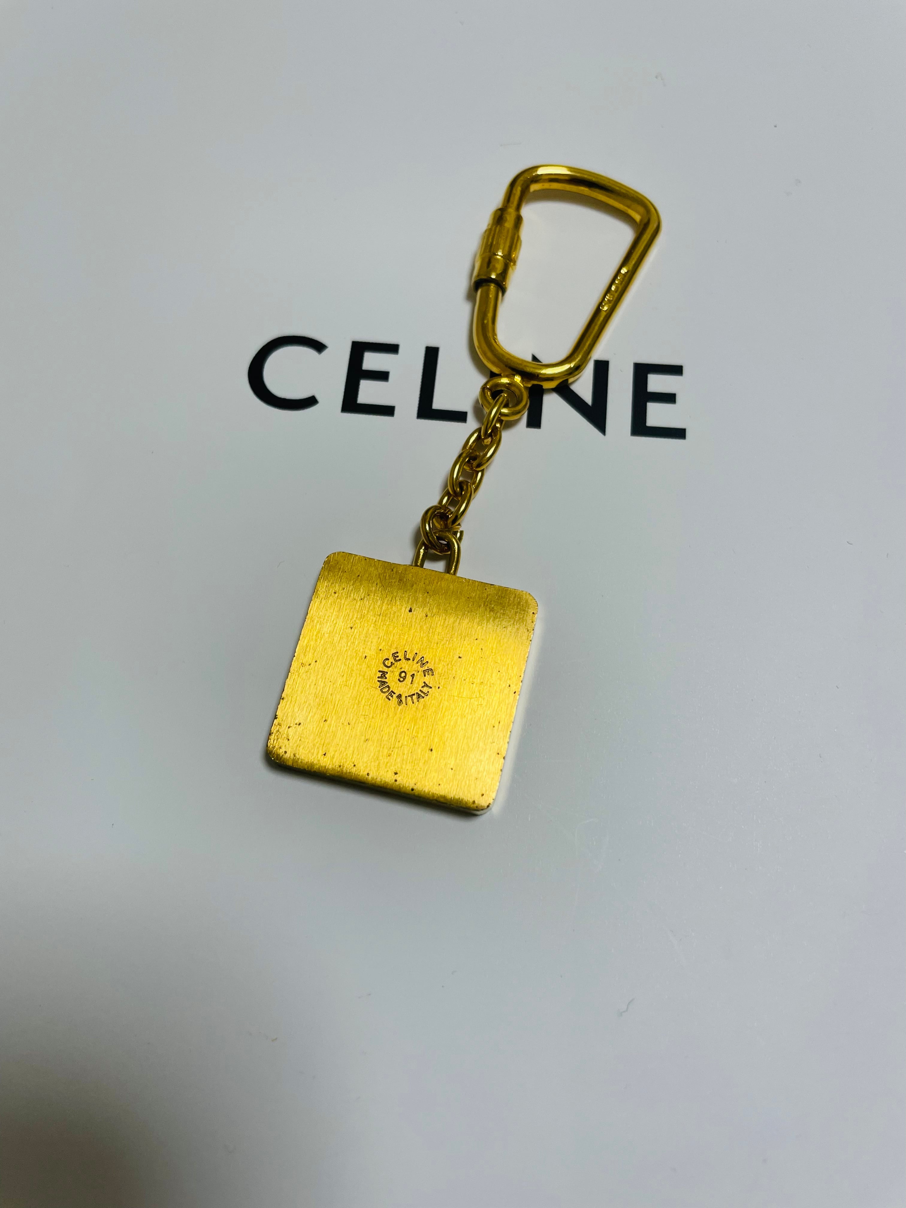 CELINE ブラゾンポイント キーリング セリーヌ celine keyring | Petit luxe Vintage powered by  BASE