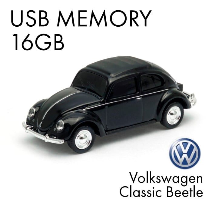 USBメモリー 16GB フォルクスワーゲン C.ビートル ブラック
