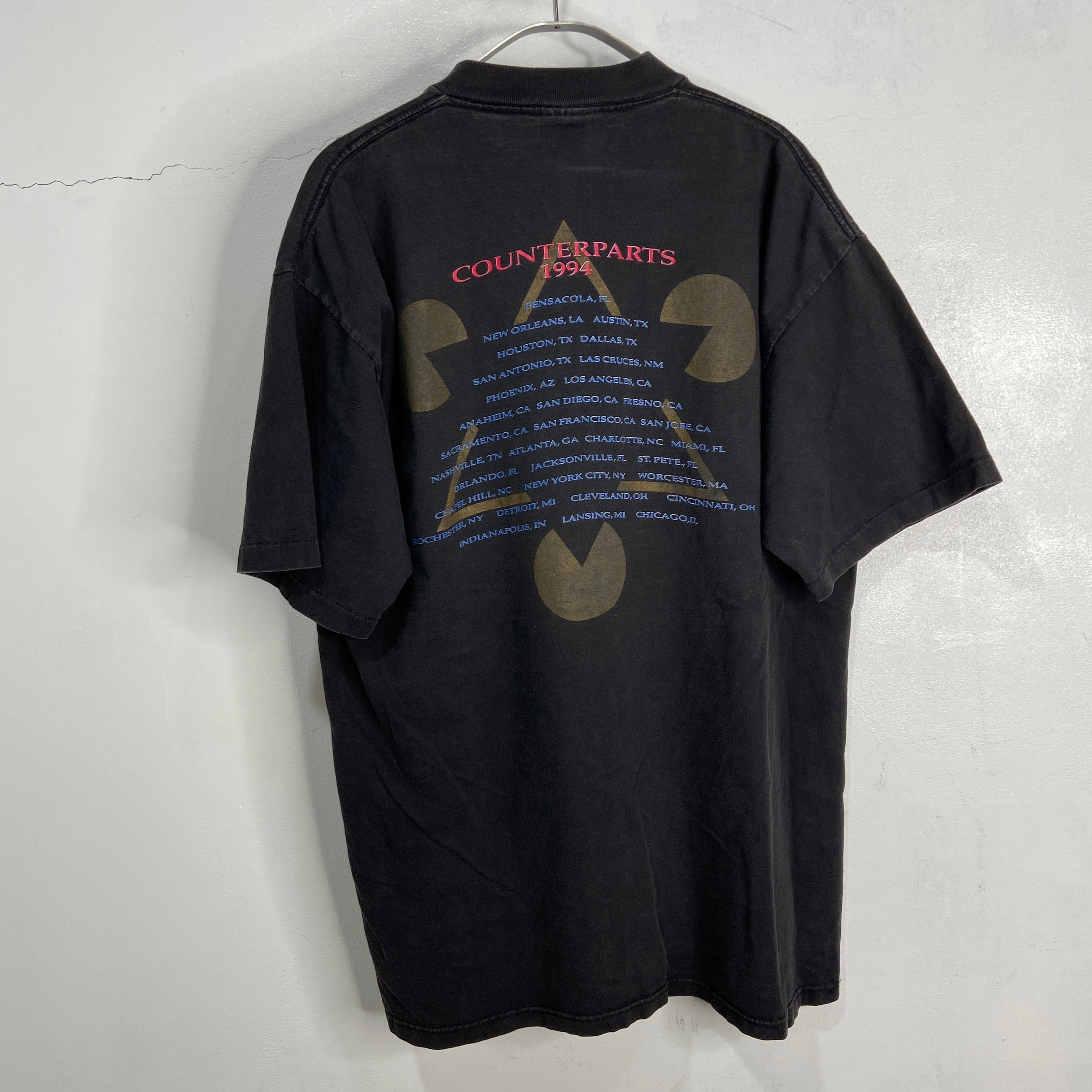 90s USA製 rush ラッシュ バンドTシャツ ツアーT ブラック XL | 古着屋 Uan