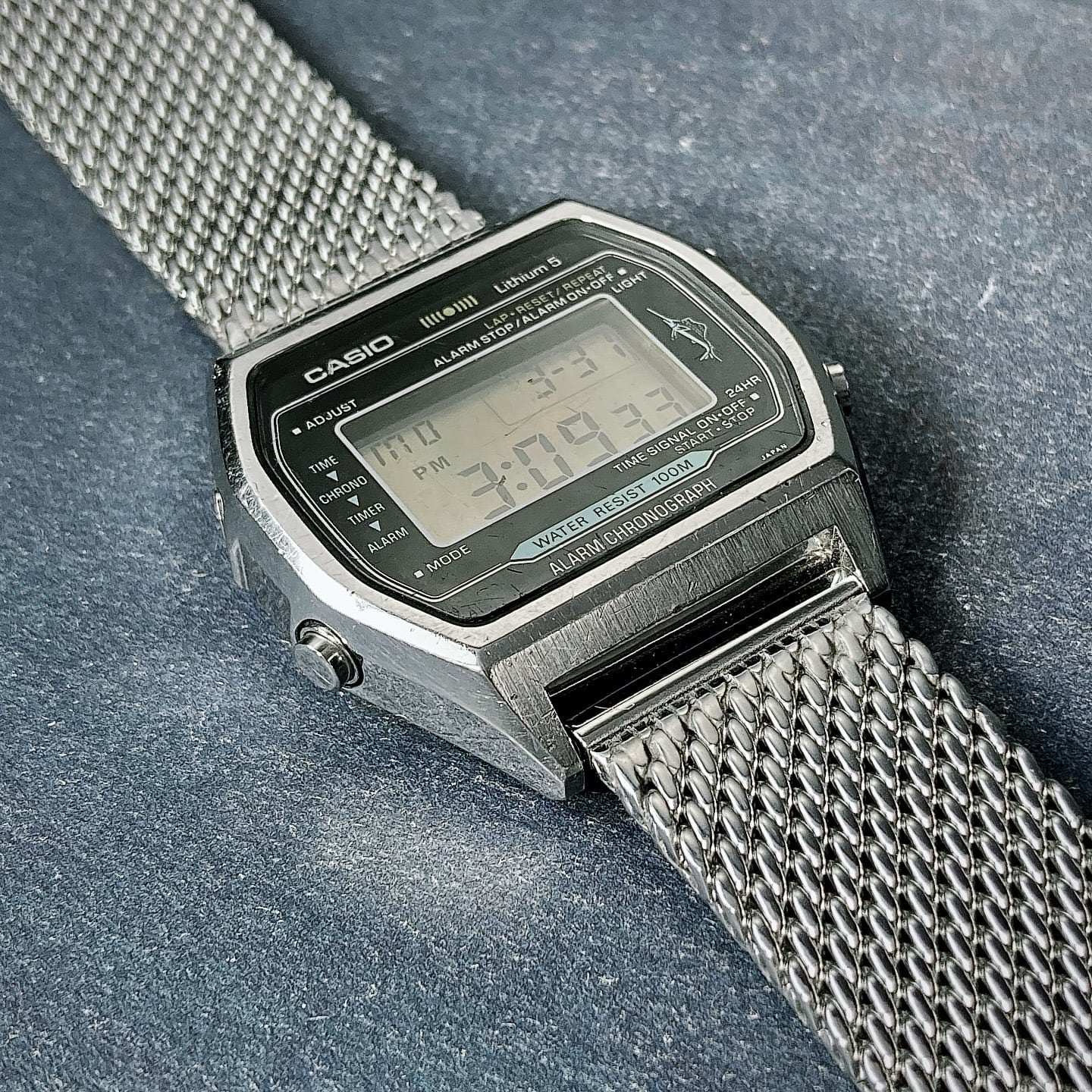 商品番号101 casio H101黒 marlin | ふるカシ時計