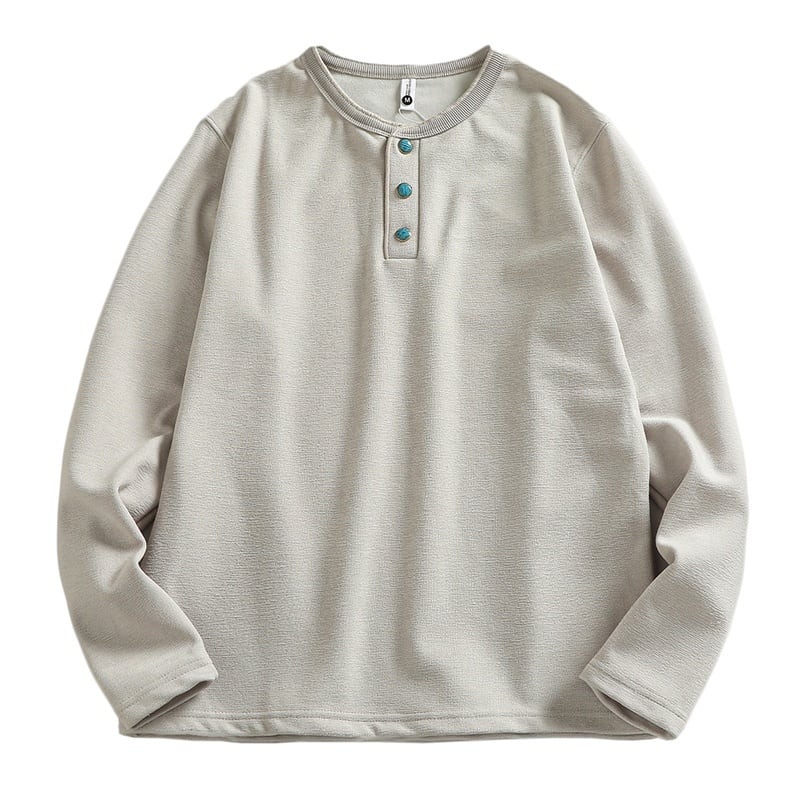 Colored button cut sew 3108