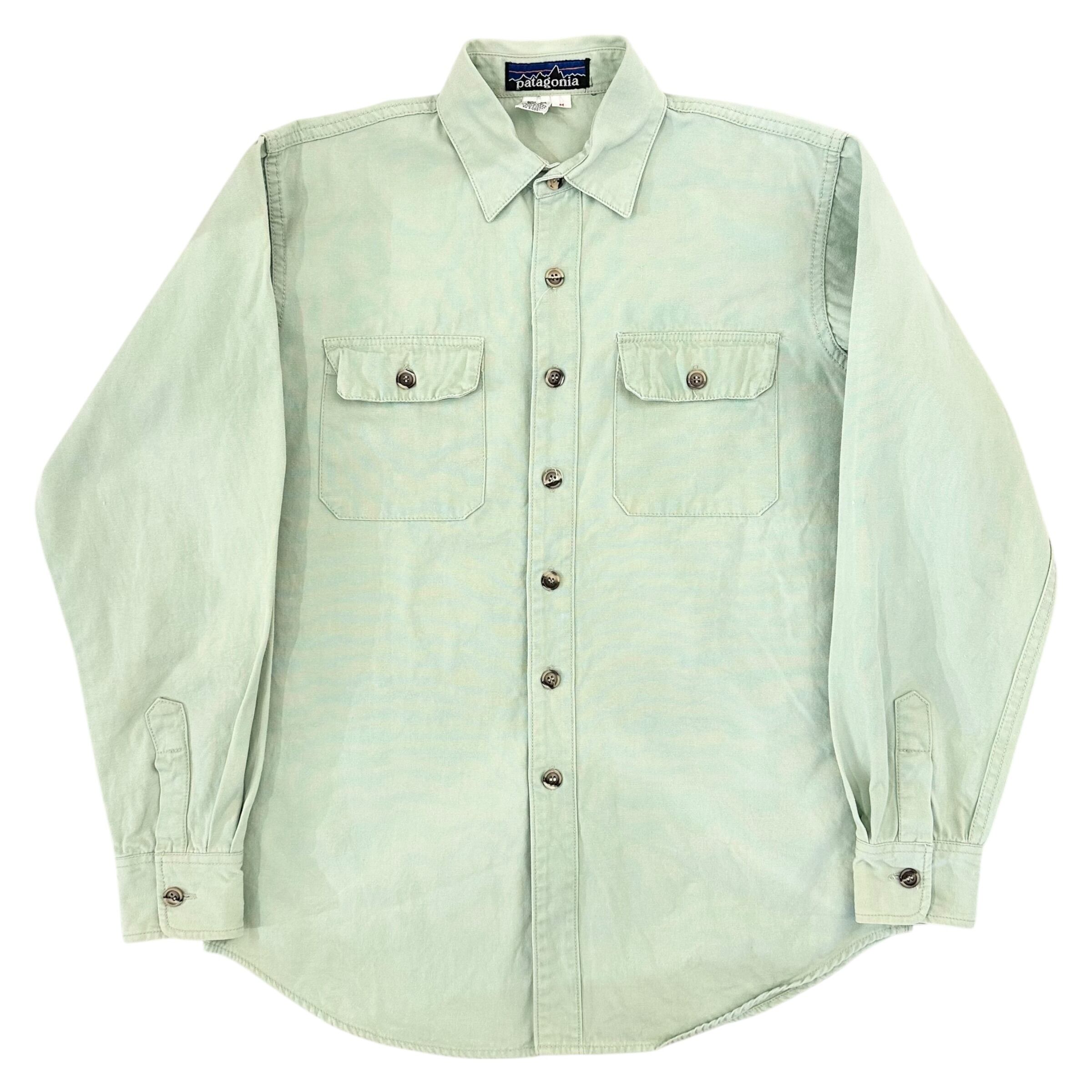 80s PATAGONIA L/S SHIRT MINT GREEN | BerBerJin Yuhodo