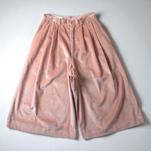 1980's~ "Liz Claiborne" vintage 3tuck velvet buggy shorts