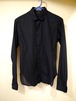 美品◆DiorHomme ディオールオム 比翼ラウンドカラーシャツ黒◆