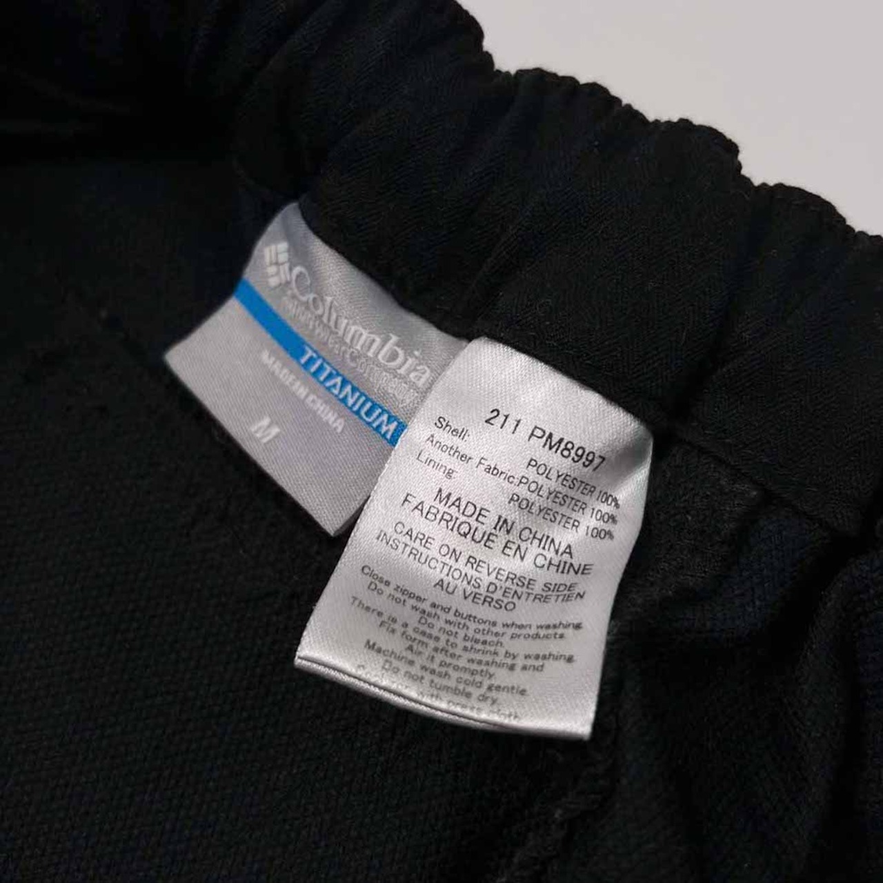 Columbia コロンビア TITANIUM アウトドア クライミング パンツ ボトムス サイズ M /メンズ/ブラック