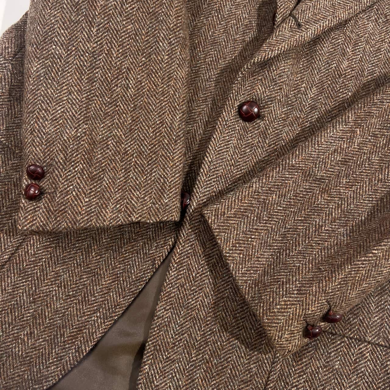 J.PRESS ジェイプレス AUTHENTIC MODEL くるみボタン ヘリンボーン テーラードジャケット 94-80-175 YA6/メンズ