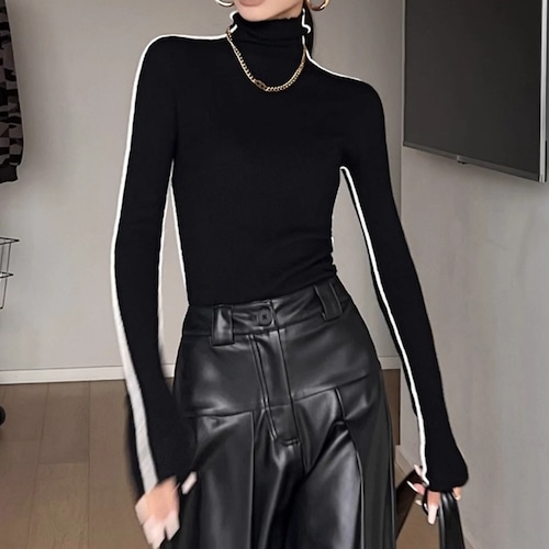 lined turtleneck 10876 lined turtleneck 10876