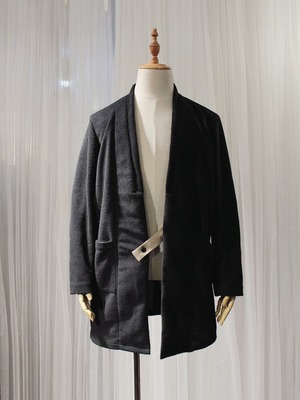 Garage.U.W SLIVER SNC LONG JACKET