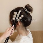【送料無料1000円ポッキリ】レディース シニヨンメーカー ヘアアクセサリー  ヘアアレンジ アレンジグッズ お団子 おだんご まとめ髪 フラワー お花 シニヨンアレンジ かわいい 可愛い パーティー プチプラ 安い ヘアアクセ アップヘアー 大人 オトナ 髪 女性　cw-a-6138