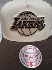 Mitchell＆Ness/ミッチェルアンドネス NBA ロサンゼルス・レイカーズ キャップ クリーム