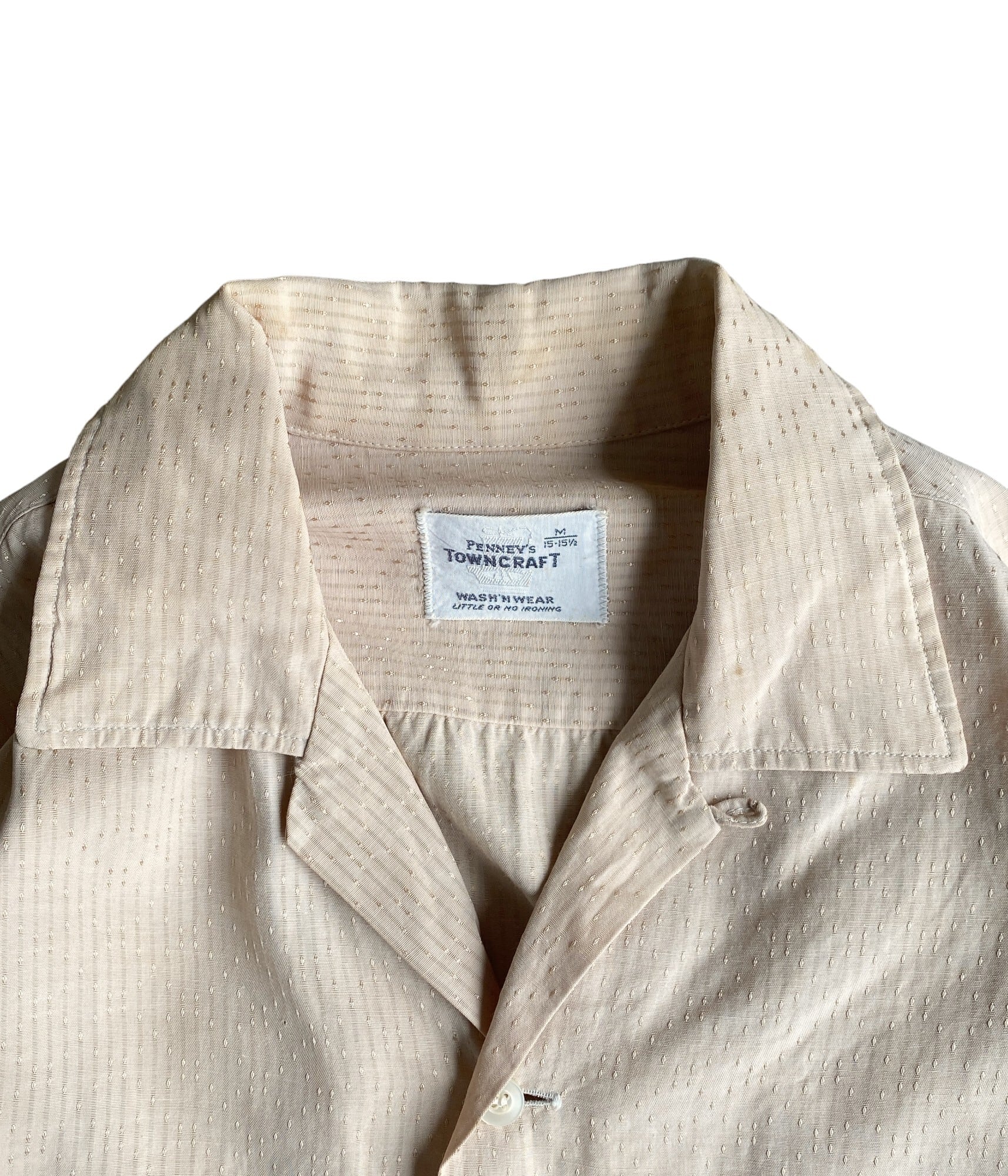 towncraft 50-60s vintage rayon shirt