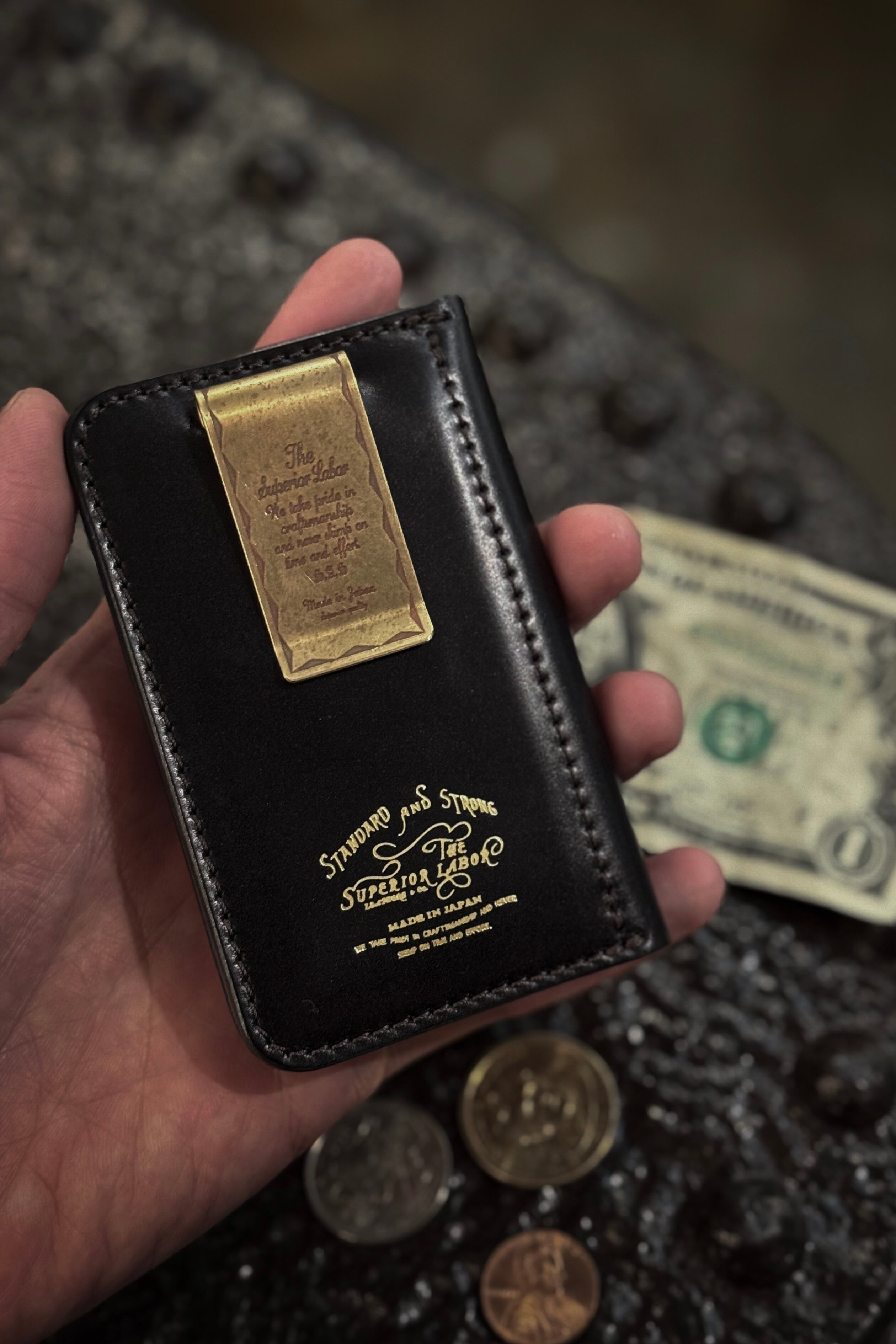 新品The Superior Laborコードバン Traveler's THE SUPERIOR LABOR/ザシュペリオールレイバー cordovan traveler's