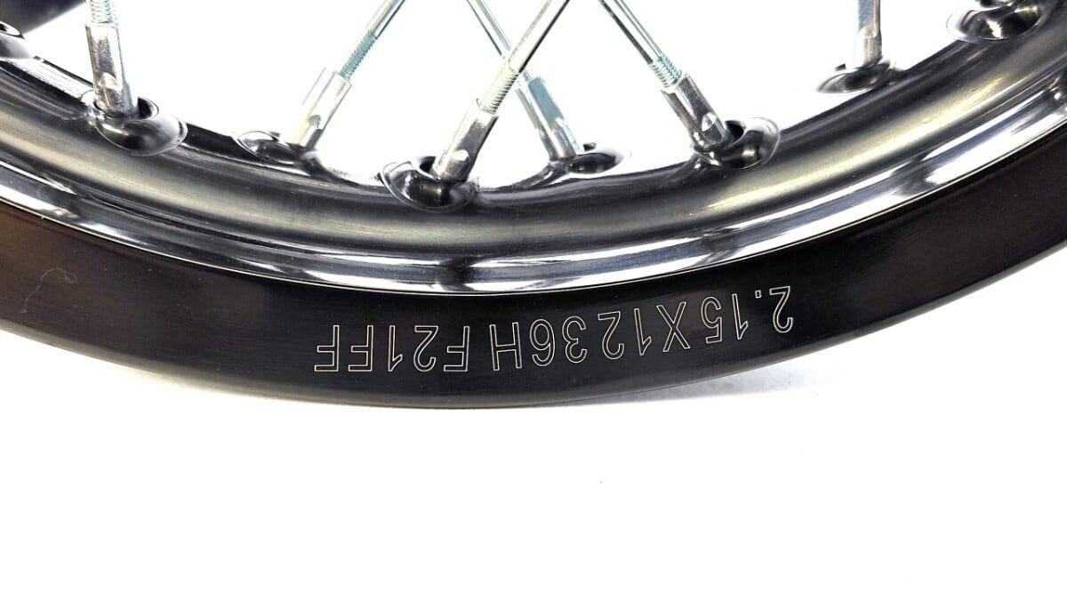 ksrpro、ksr110用林道オフ用アルミスポークホイール F1.4Jx14インチ